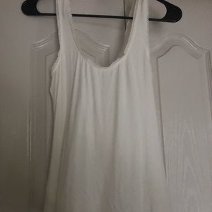 White Lace Tank Top NWT